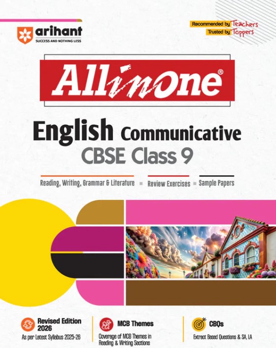 CBSE All in One English Communicative Class 9 Exam 2025-26 